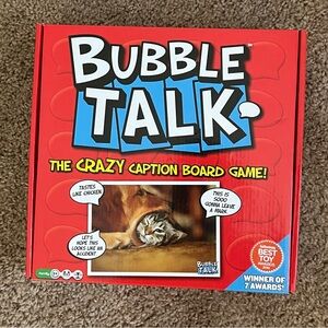 Bubble Talk Crazy Caption Board Game - Red Box